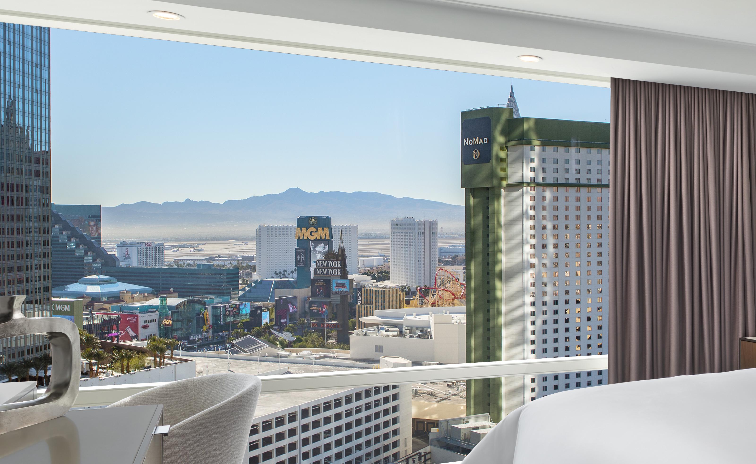 Aria Resort & Casino Las Vegas Esterno foto View from a suite